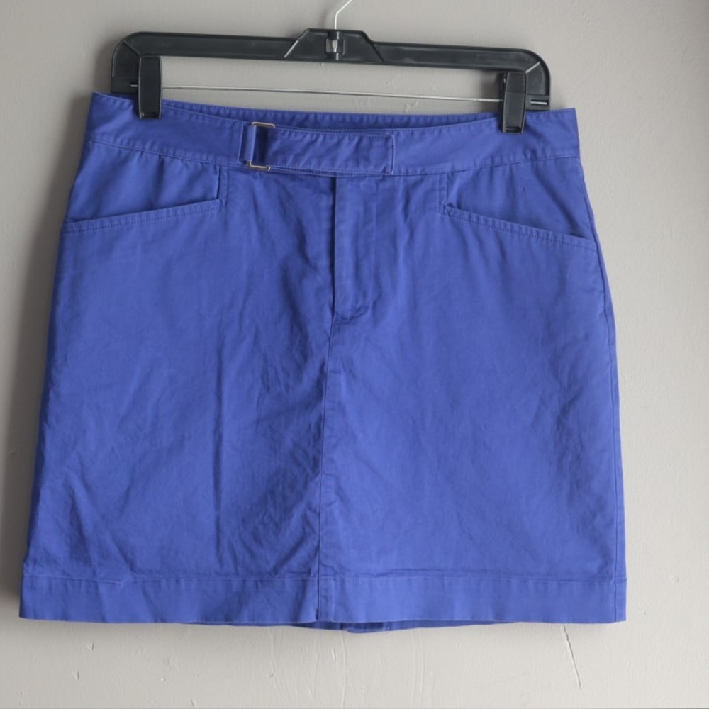 Ralph‎ Lauren Womens Golf Skort Sz 6 Purple Blue Stretch  Tennis Pickleball Y2K